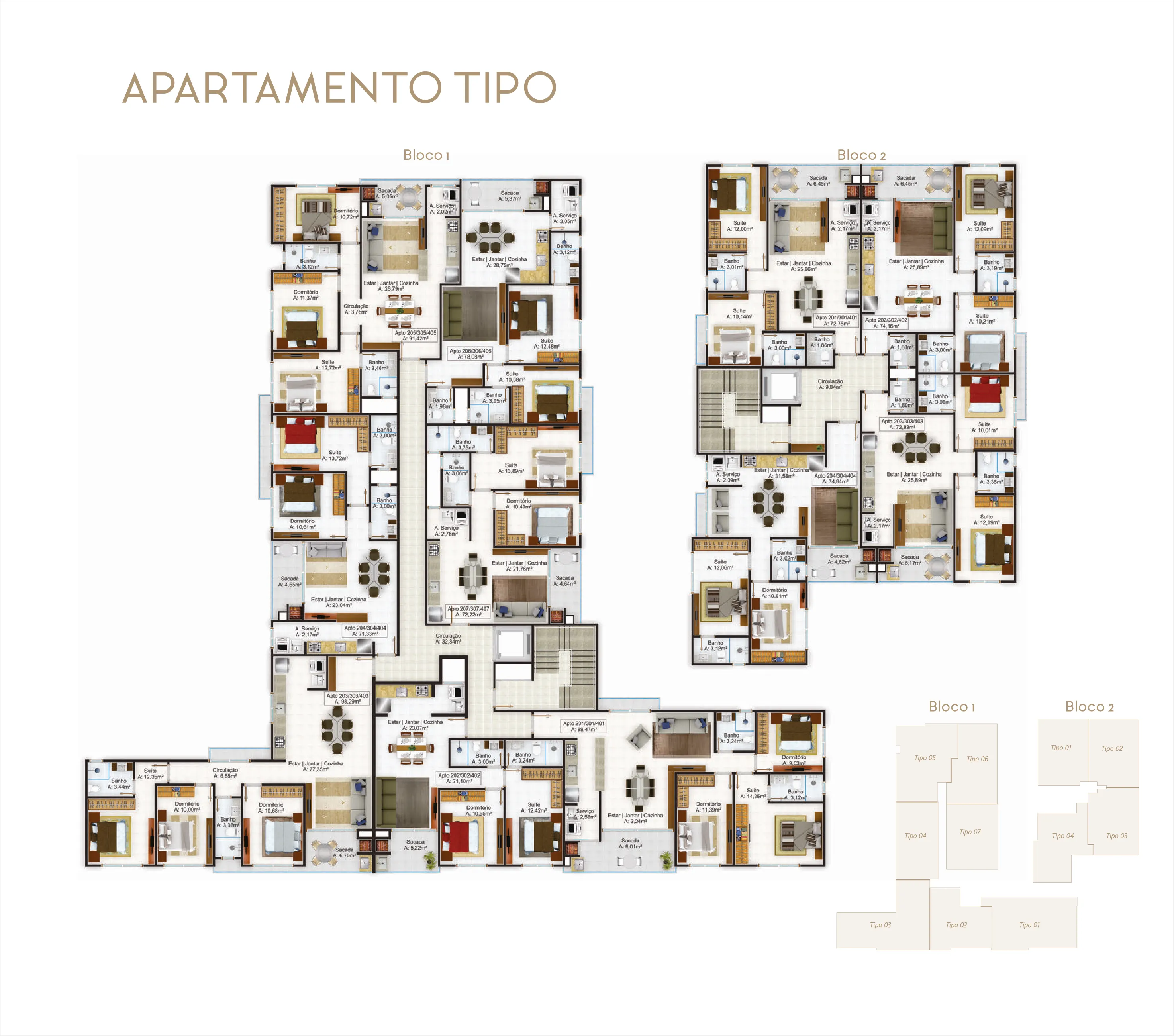 Apartamento - Tipo